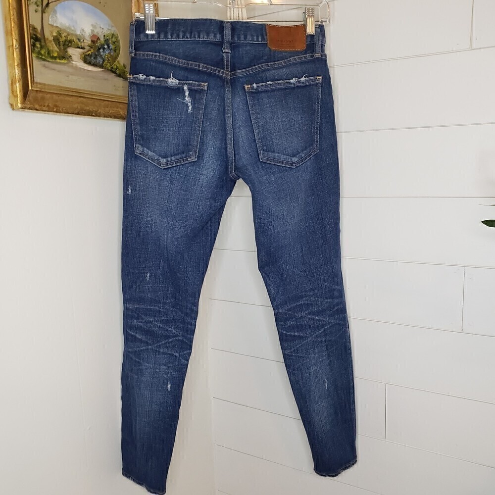 Moussy Distressed Destroyed Skinny Jeans Mid Rise Size 25 - Picture 2 of 8